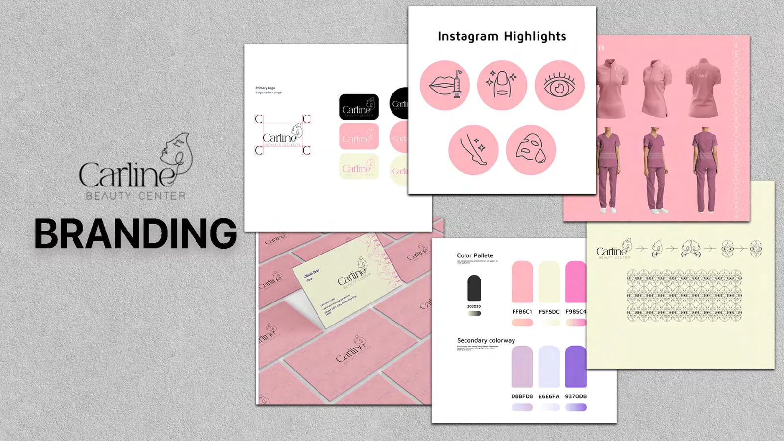 Carline Branding — Carline Beauty Center