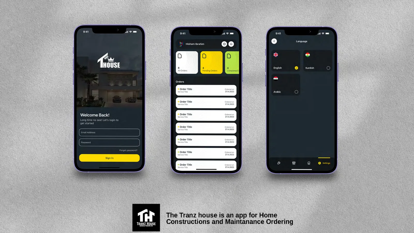 Tranz House App — Tranz House